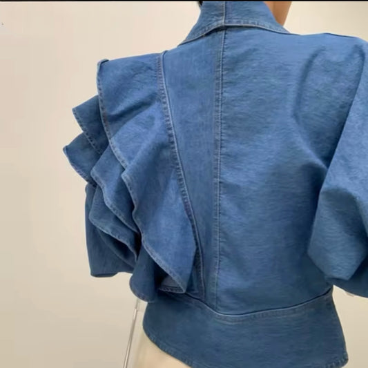 Rebel Twist| Crop Denim