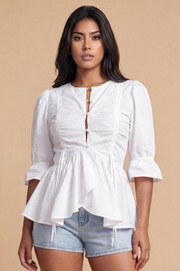 Vanilla Sumpreme Peplum Top