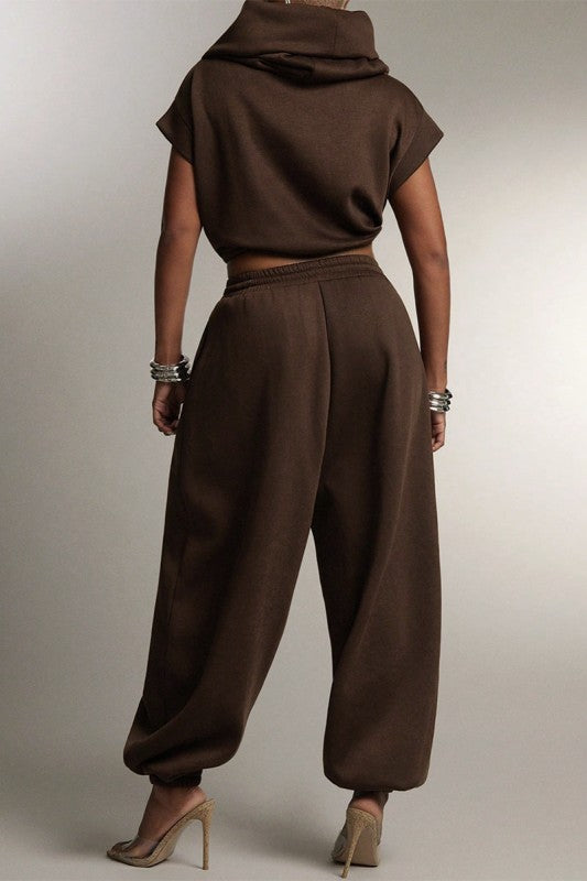 Coffee Bean | 2Pc Sweatsuit